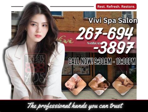 asian massage philly|VIVI SPA SALON .